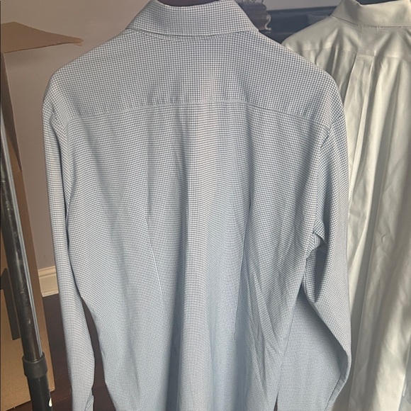 Mizzen+Main Blue Checkered Dress Shirt - Picture 6 of 6